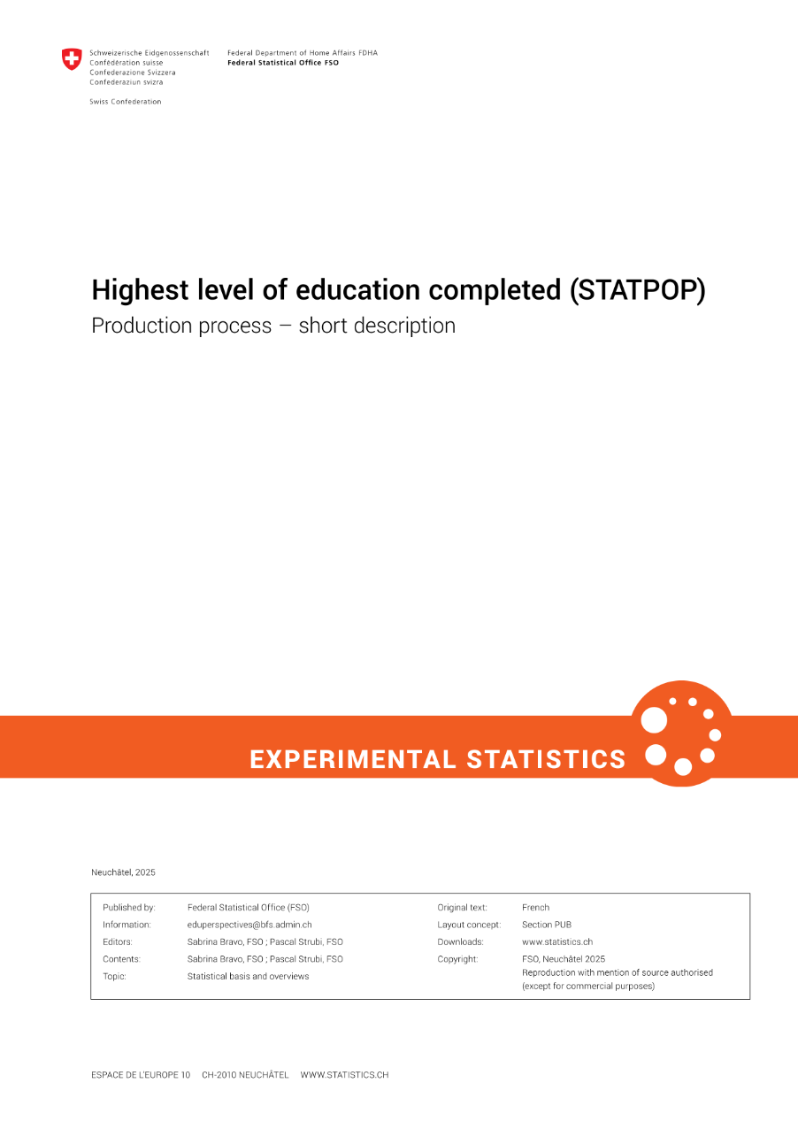 Highest level of education completed (STATPOP)