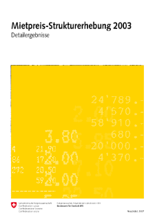 Mietpreis-Strukturerhebung 2003