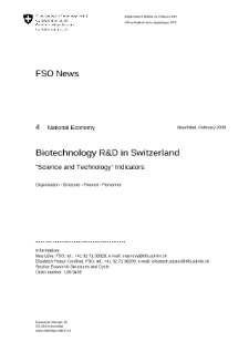 Biotechnology R&D in Switzerland