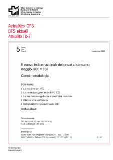 Il nuovo indice nazionale dei prezzi al consumo: maggio 2000 = 100
