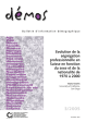 Evolution de la ségrégation professionnelle en Suisse en fonction du sexe et de la nationalité de 1970 à 2000