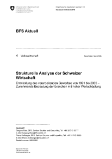 Strukturelle Analyse der Schweizer Wirtschaft