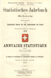 Statistisches Jahrbuch der Schweiz 1912