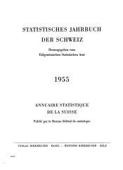 Statistisches Jahrbuch der Schweiz 1955