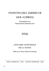 Annuaire statistique de la Suisse 1956