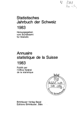 Annuaire statistique de la Suisse 1983