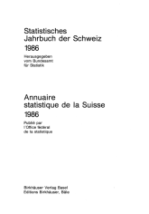 Annuaire statistique de la Suisse 1986