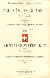 Annuaire statistique de la Suisse 1907