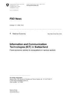 Information and Communication Technologies (ICT) in Switzerland