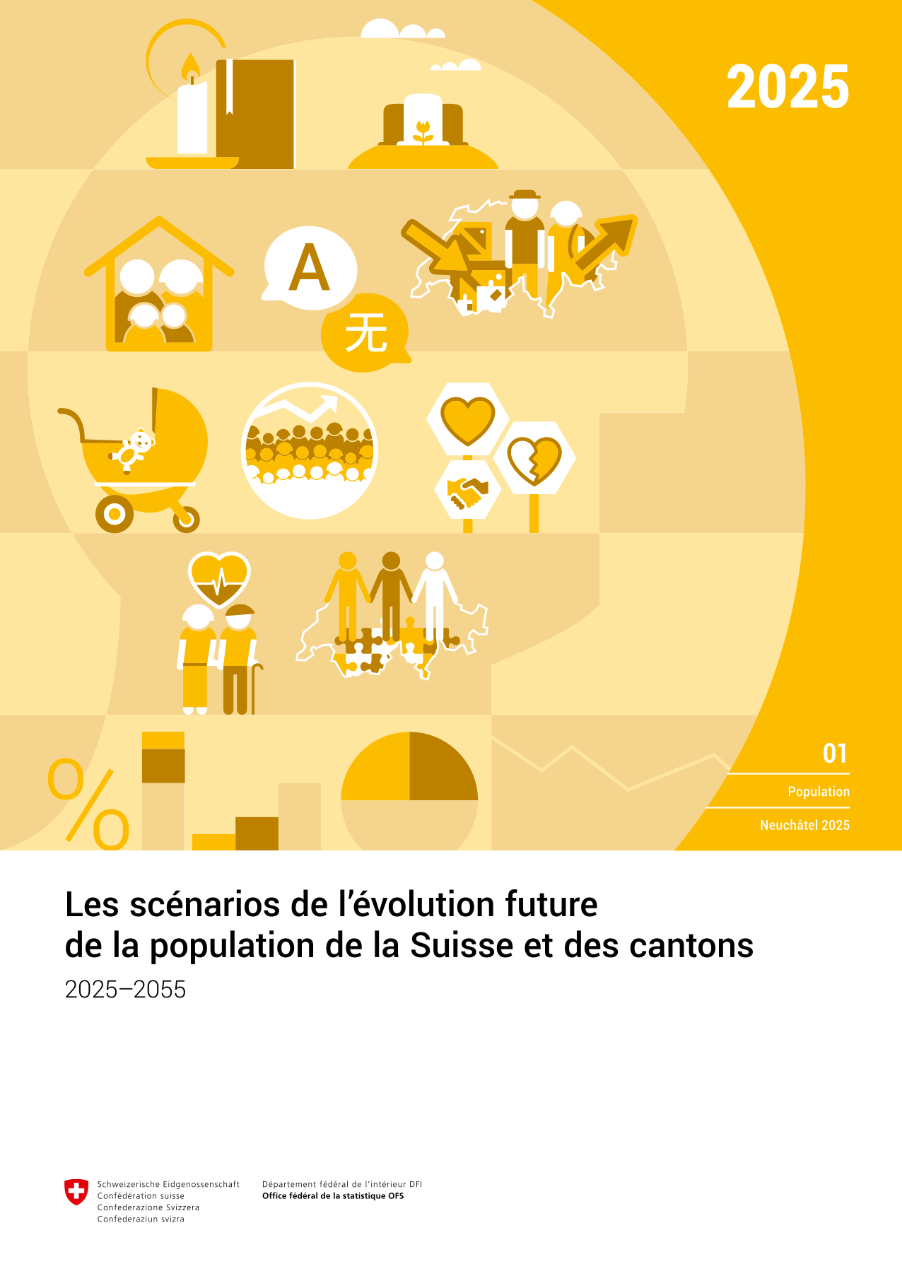Les scénarios de l'évolution future de la population de la Suisse et des cantons 2025-2055