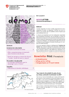 Newsletter Démos. Le divorce