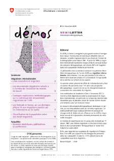 Newsletter Démos. Migrations internationales