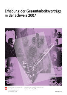 Erhebung der Gesamtarbeitsverträge in der Schweiz 2007