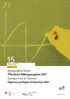 Dépenses publiques d'éducation 2007