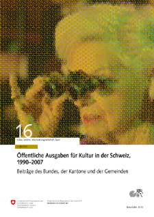 Öffentliche Ausgaben für Kultur in der Schweiz, 1990-2007