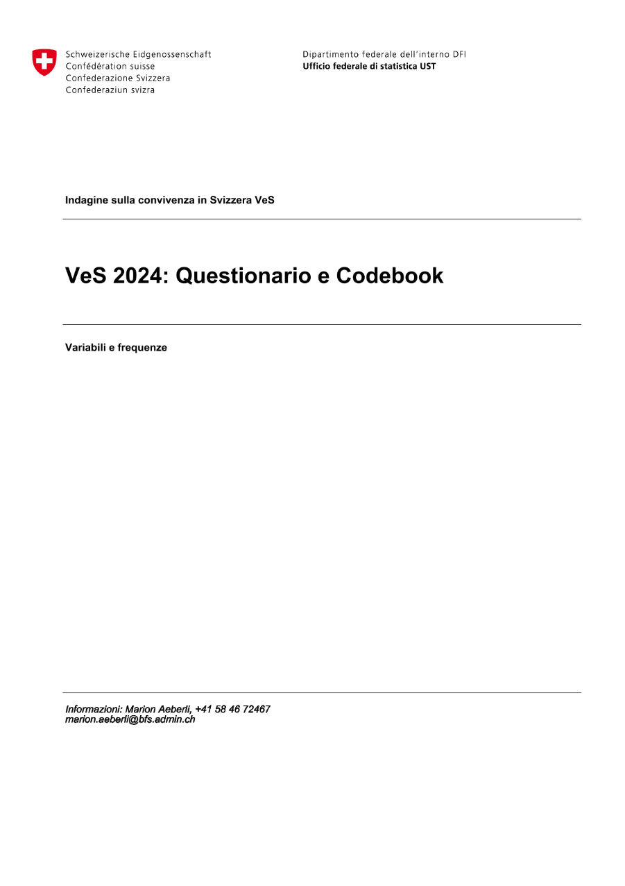 Questionario e Codebook 2024