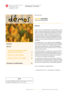 Newsletter Démos. Etat civil