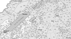 Übersichtskarte der institutionellen Gliederungen der Schweiz, Stand: 1.1.2014