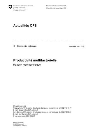 Productivité multifactorielle