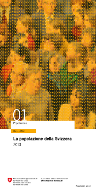 La popolazione della Svizzera 2013