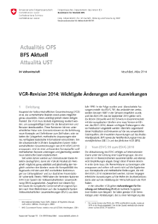 VGR-Revision 2014: Wichtigste Änderungen und Auswirkungen