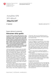 Nuovo sistema di censimento. Rilevazione della qualità