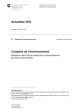 Comptes de l'environnement