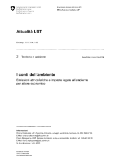 I conti dell'ambiente