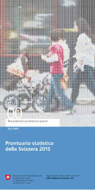 Prontuario statistico della Svizzera 2015