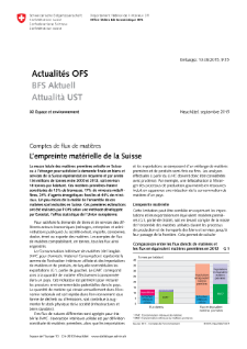 Comptes de flux de matières