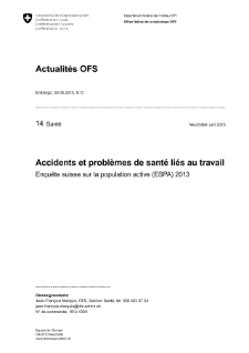 Accidents et problèmes de santé liés au travail