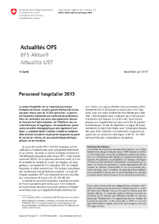 Personnel hospitalier 2013