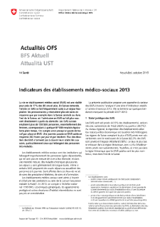 Indicateurs des établissements médico-sociaux 2013
