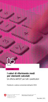 I valori di riferimento medi per elementi calcolati