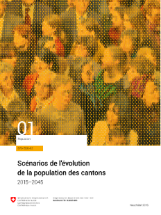 Scénarios de l'évolution de la population des cantons 2015-2045
