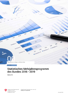Statistisches Mehrjahresprogramm des Bundes 2016-2019 Bericht