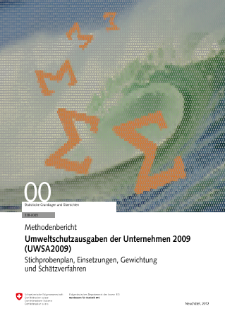 Umweltschutzausgaben der Unternehmen 2009 (UWSA2009)
