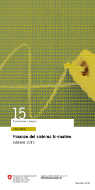 Finanze del sistema formativo - Edizione 2015