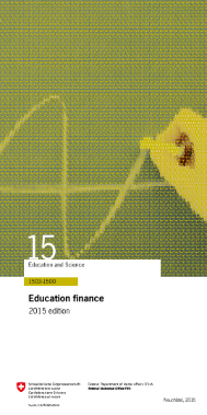 Education finance - 2015 edition