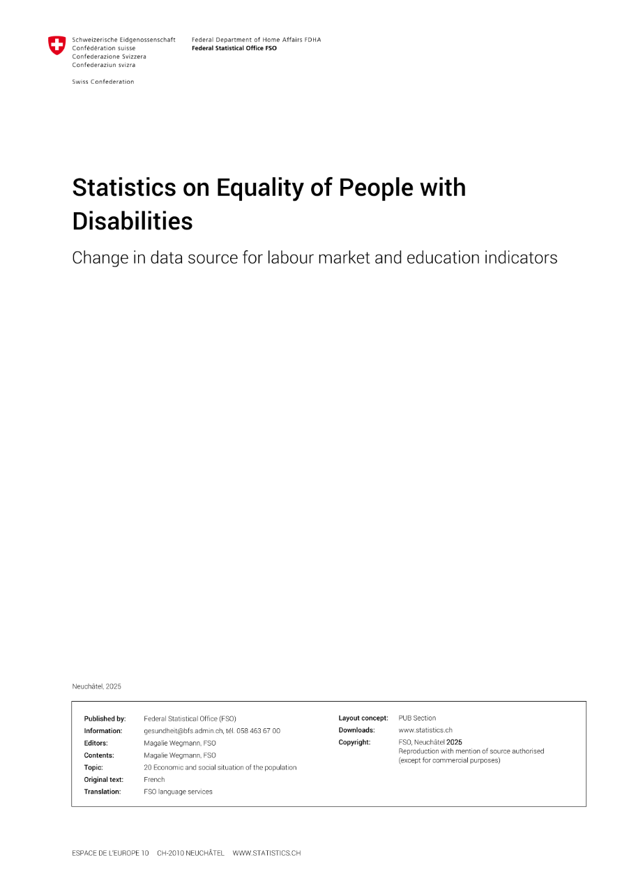 Change in data source for labour market and education indicators
