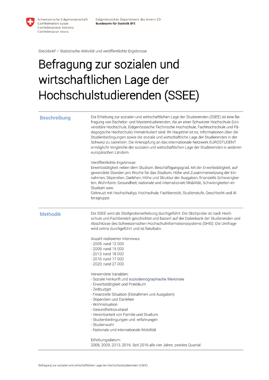 Soziale und wirtschaftliche Lage der Studierenden