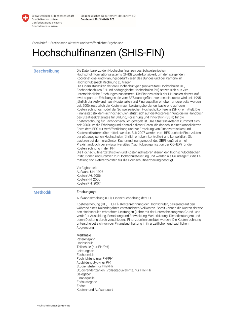 Hochschulfinanzen