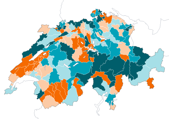 Veränderung der Anzahl Scheidungen