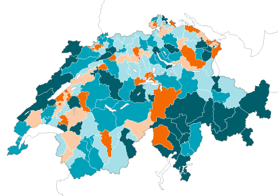 Veränderung der Anzahl Todesfälle