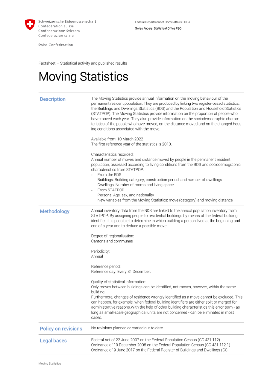 Moving Statistics
