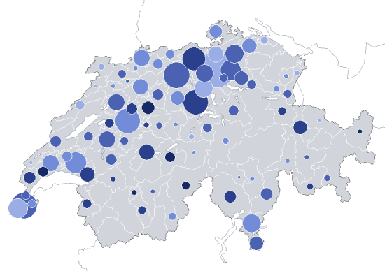Beschäftigte (in Vollzeitäquivalenten) im Detailhandel