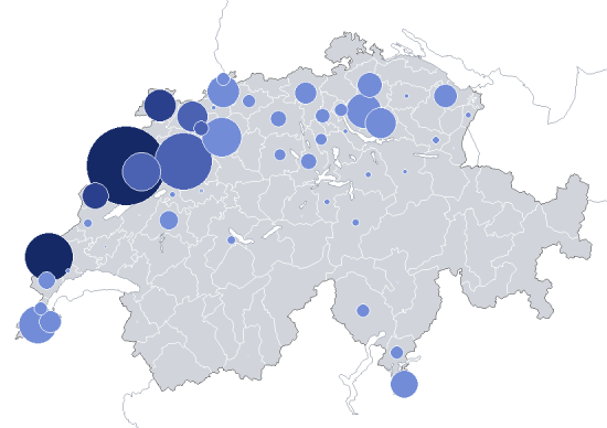 Beschäftigte (in Vollzeitäquivalenten) in der Branche Uhren und Messinstrumente