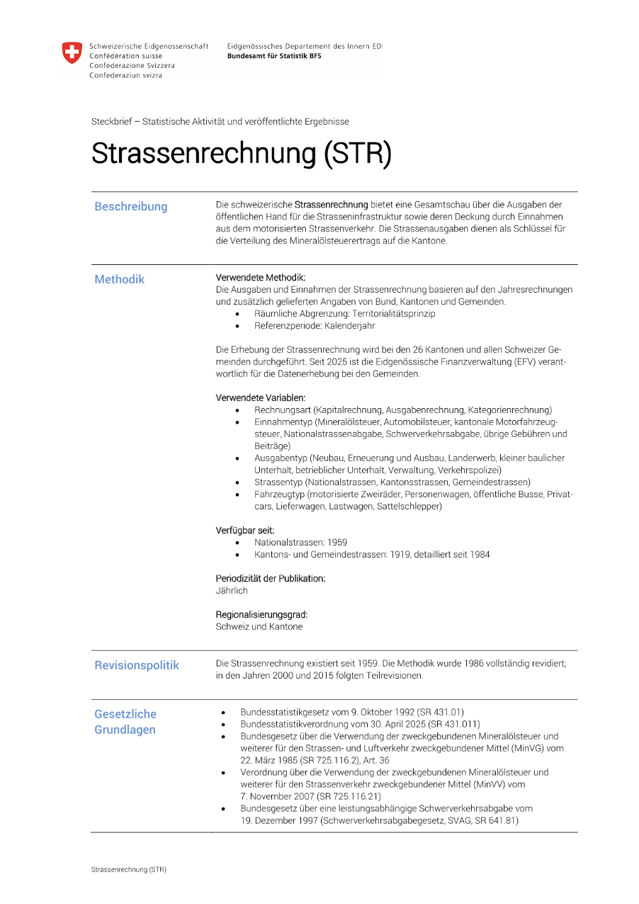 Strassenrechnung