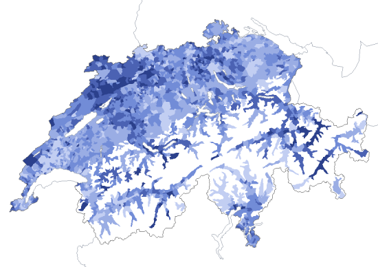 Anteil der Wohnungen mit Heizöl als Energiequelle der Heizung