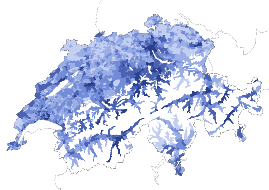 Anteil Wohnungen mit Gas als Energiequelle der Heizung